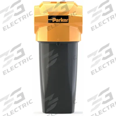 Parker Compressed Air Filter: 0.01 micron, 1 in NPT, 127 cfm, 232 psi Max Op Pressure - Coalescing Filter for Oil Removal