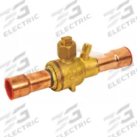 NDL Refrigerant Ball Valve: 1 1/8 in Female Sweat, -40°F to 302°F, 700 psi, 1.1 in Port Size (MPN NBV09-S). Key specifications — Brand: NDL.