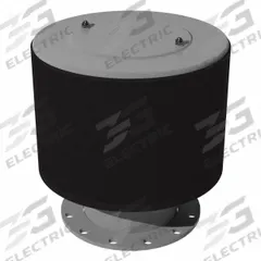 SOLBERG Intake Exposed Filter: 10 in Flange Inlet Size, 3,300 scfm, 21 in Overall Ht, Paper (MPN FT-384P-1000F). Key specifications — attr60071: FT-384P-1000F; attr60074: SOLBERG.