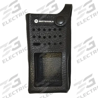 MOTOROLA Case with Fixed Belt Loop: Fits Motorola, Black, Hard Leather, Belt Loop/Cases - Motorola-Compatible Carrying Accessories