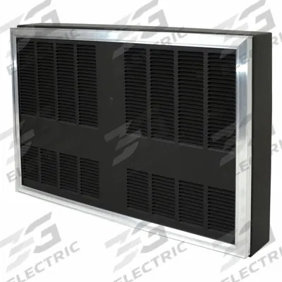 MARKEL PRODUCTS Electric Heavy Duty Wall Heater: Fan Forced, 9,600 W Watt Output, 208V AC - Surface-Mount Electric Cabinet Wall Heaters