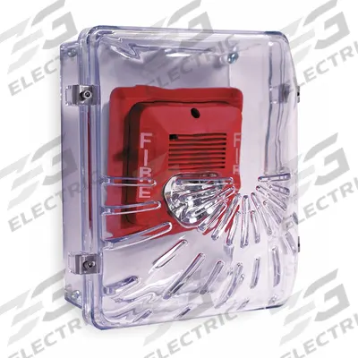 SAFETY TECHNOLOGY INTERNATIONAL Audible and Strobe Guard: Polycarbonate - Covers for Alarms & Wall Fixtures