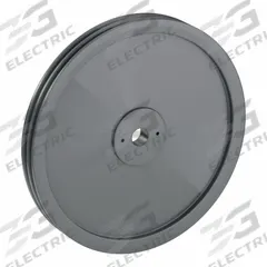 APPROVED VENDOR V-Belt Pulley: 2AK184, 2 Groove, 18.25 in OD, Bushed Bore, H/QT, Cast Iron, Spoked (MPN 2AK184H). Key specifications — attr1318293: 2AK184; attr1318301: 18 in (4L, A); attr1318291: 3L.