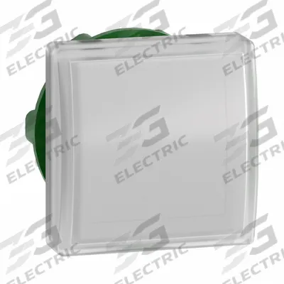 SCHNEIDER Pilot Light Head: 22 mm Panel Mounting Hole Dia, White, Smooth, LED - Pilot-Light Heads