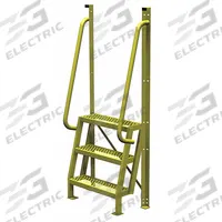 TRI-ARC Configurable Platform Ladder: 6.8 ft Overall Ht, 30 in Overall Wd, 20 in Overall Dp, Steel (MPN UCL7503242). Key specifications — Material: Steel; Color: Yellow; Brand: TRI-ARC.