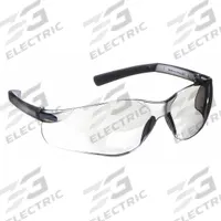 CONDOR Safety Glasses: Blue/Gray Lens, Frameless, Mirrored, Gray/Silver Frame, V300 Series (MPN 4VCH3). Key specifications — Brand: CONDOR; Frame Color: Gray/Silver; Lens Color: Blue/Gray.