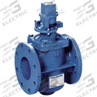 VAL-MATIC Plug Valve: For Wastewater Media, 2-Way, 2 1/2 in Pipe Size, Cast Iron, Flange x Flange (MPN 5825RN). Key specifications — Brand: VAL-MATIC; For Media: Wastewater; Seal Material: Buna-N; Valve Flow Pattern: 2-Way; Handle: 2 in Nut.