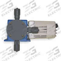 CHEM-TECH Chemical Metering Pump: Electric Motor, 230V AC, 1/60 hp HP, PVC Head, CSPE/PTFE Diaphragm (MPN X030-XC-BBA9XXX). Key specifications — attr1289746: CHEM-TECH; attr1289749: CSPE/PTFE; attr1289771: ±3.0%; attr1289789: 230V AC; attr1321889: Ceramic; attr1361777: PVC; attr1395495: FKM.