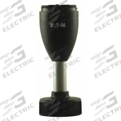 EATON Mounting Base: Tower Light Base, For SL4, 3 1/2 in Overall Ht, 1 9/16 in Overall Dia (MPN SL4-FMS-250). Key specifications — Brand: EATON; Compatible with Series: SL4; Connection Type: Screw Terminal; Housing Color: Black; IP Rating: IP66; Mounting Location: Pole Mount; Manufacturer Part Number: SL4-FMS-250; Includes: Rapid Mount with Aluminum Pole.