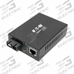 EATON TRIPP LITE Fiber to Ethernet Media Converter: 2 Ports, RJ45/SC Multimode, Multimode (MPN N785-P01-SC-MM2). Key specifications — Port Type: SC Multimode; Mode Type: Multimode; Manufacturer Part Number: N785-P01-SC-MM2; Brand: EATON TRIPP LITE; Features: Completely Plug-and-Play with no Additional Software Required for Connection; Product Type: Fiber to Ethernet Media Converter; Maximum Input Voltage: 240V AC; Network Interface: 1 GBps (Gigabit).