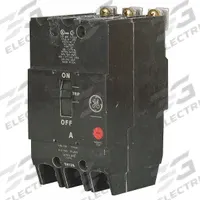 GE Molded Case Circuit Breaker: 100 A Amps, 14kA at 277/480V AC, Fixed, Lug, ABC (MPN TEY3100). Key specifications — Series: TEY; Max. AIR Rating: 14kA at 277/480V AC; Instantaneous Trip: Fixed; Terminal Connection: Lug; Phase Connection: ABC.