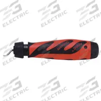 SHAVIV Deburring Tool Set: B10 Blade, Mango IIB Handle (MPN 155-90058). Key specifications — Brand: SHAVIV; Blade Trade Number: B10; Features: Extra-Close Handle; Color (merch): Orange.