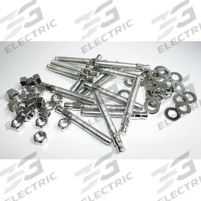 FOREVERBOLT Wedge Anchor: 2 1/4 in Overall Lg, 3/8 in Dia, 3/8"-16 Thread Size, NL-19 - 18-8 Stainless Steel Wedge Anchors