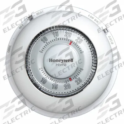 HONEYWELL HOME Low Voltage Thermostat: Heat and Cool, Manual - Analog Thermostats