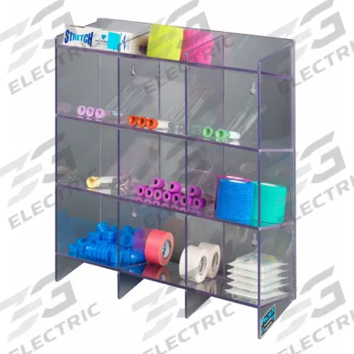 POLTEX Phlebotomy Supplies Organizer: 5 1/8 in Overall Wd, 16 in Overall Ht, 14 1/2 in Overall Lg - Lab Organizers