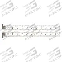 STARRETT Ruler: CH604R-12, 12 in, 0.05 in Thick, 1/64 in, Chrome, Black, Rigid, Satin, SAE, Rule, 4R. Key specifications — attr939978: 1/64 in; attr934745: STARRETT; attr944509: Chrome; attr939993: Decimal; attr986193: Etched.