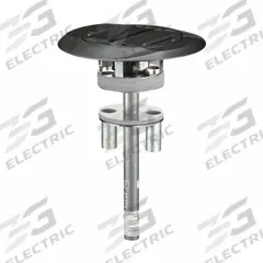 HUBBELL WIRING DEVICE-KELLEMS Fire Rated Poke Through: Round, (3) 3/4 in For Conduit Sizes, Black (MPN S1PT4X4BL). Key specifications — Cover Color: Black; For Conduit Sizes: (3) 3/4 in; Brand: HUBBELL WIRING DEVICE-KELLEMS; Includes Cover: Cover Included.
