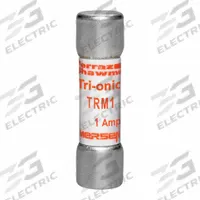 MERSEN Fuse: TRM Series, Midget, Time-Delay, 1 A, 250 V AC, 13/32 in x 1 1/2 in, Non-Indicating (MPN TRM1). Key specifications — Series: TRM; Brand: MERSEN.