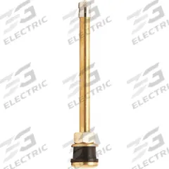 HALTEC Truck/Bus Tire Valve: Tire Valve, Clamp-In, 180° Valve Stem Angle, Straight, Buses/Trucks (MPN TV-573A-25). Key specifications — Valve Type: Clamp-In; Thread Size: 0.305-32; Valve Shape: Straight; Color: Brass; Product Type: Tire Valve; Compatible Vehicle Type: Buses; Material: Metal; Brand: HALTEC.