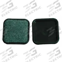 APPROVED VENDOR Furniture Protective Leg Tips: Aluminum, 2 1/2 in Overall Wd, Square, Brown (MPN 10G201). Key specifications — Product Type: Caster Cups; Shape: Square; Color: Brown; Attachment Method: Unattached; Brand: APPROVED VENDOR; Pad Material: Aluminum; Product Shape: Square.