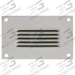 RITTAL Louvered Vent Kit: Louver Plate Kit, Carbon Steel, 3.94 in Overall Ht, 8.27 in Overall Wd (MPN 2542235). Key specifications — Brand: RITTAL; Manufacturer Part Number: 2542235.