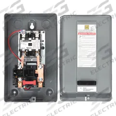 SQUARE D Definite Purpose Magnetic Motor Starter: Non-Reversing, 2 Poles, 40 A, 120V AC Coil (MPN 8911DPSG42V02). Key specifications — Brand: SQUARE D; Thermal Units Required: 1 Thermal Unit Required (Not Included).