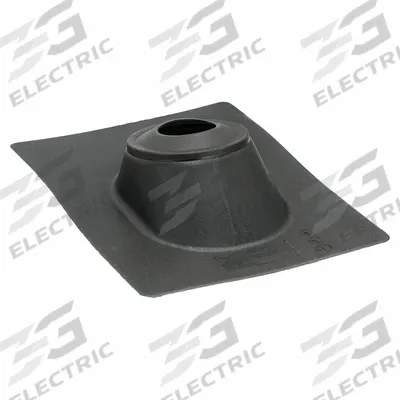 OATEY 15"H 11"W ThrmPlsc Roof Vent Pipe Flshng: For Pitched Roof, Rectangular Base - Rectangular-Base Boots
