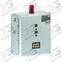LIBERTY PUMPS Simplex Control Panel: Simplex, 3, 208/240/480V AC, 6 to 10 A, Tether Float, Plastic (MPN ISS34=3-191-5). Key specifications — Current: 6 to 10 A; Rated Voltage: 208/240/480V AC; Alert Output: Visual; Intrinsic Safety: Intrinsically Safe; Includes Reversing: Non-Reversing; Dosing Schedule: Demand Dose; Brand: LIBERTY PUMPS.