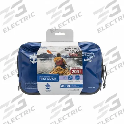 ADVENTURE MEDICAL KITS First Aid Kit and Housing: Marine, 6 People Served, 141 Components - General Purpose First Aid Kits