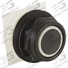 SCHNEIDER Flush Push Button: Black, 30 mm Mounting Size, Non-Metallic, Momentary (MPN 9001SKR1BH1). Key specifications — Brand: SCHNEIDER; Action: Momentary; Series: 9001SK; Push Button Material Type: Non-Metallic.