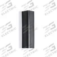 ACROVYN Corner Guard: Rubber, Black, For 90° Angle, 3.94 in Leg Wd, 9 27/32 ft Overall Ht (MPN HC100C). Key specifications — Brand: ACROVYN; Color: Black.