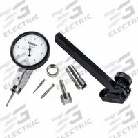MITUTOYO Dial Test Indicator: 0 in to 0.008 in, Horizontal, Inch, +/-0.0001 in (MPN 513-407-10E). Key specifications — attr1200917: Dial Test Indicator; attr1184127: 513-407-10E; attr1184167: MITUTOYO; attr1184108: +/-0.0001 in; attr1184144: Certificate of Inspection.