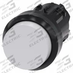 SIEMENS Extended Push Button: 22 mm Mounting Size, Non-Metallic, Momentary (MPN 3SU1000-0BB60-0AA0). Key specifications — Brand: SIEMENS; Action: Momentary; Series: 3SU; Push Button Material Type: Non-Metallic.