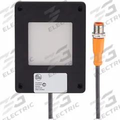 IFM Backlight Illumination Unit: Red Light, 25 mm x 25 mm Field, M12 Connector, 24V DC (MPN O2D942). Key specifications — Brand: IFM; Electrical Connection Type: M12 Connector; Illuminated Field: 25 mm x 25 mm; Operating Voltage: 24V DC; Type of Operation: Permanent Light/Pulse Operation.