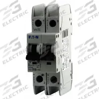 EATON IEC Miniature Circuit Breaker: 13 A Amps, 48/96V DC, 10kA at 277/480V AC, Screw Clamp, FAZ-NA (MPN FAZ-C13/2-NA). Key specifications — DC Voltage Rating: 48/96V DC; Brand: EATON; Max. AIR Rating: 10kA at 277/480V AC; Terminal Connection: Screw Clamp; AC Voltage Rating: 277/480V AC.