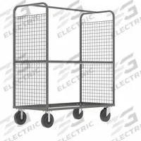 VALLEY CRAFT Cage Cart: 2,000 lb, Overall Dim. 57 in L x 30 in W x 68 in H, Adj, 1 Shelves, Rubber (MPN F89729VCGY). Key specifications — Caster/Wheel Configuration: (2) Swivel; Color: Gray; Shelf Adjustability: Adjustable; Brand: VALLEY CRAFT.