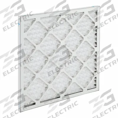 GRAINGER Pleated Air Filter: 20 in x 20 in x 1 in, MERV 8 - MERV 8 Pleated Air Filters