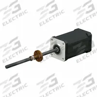 PBC LINEAR Precision Lead Screw: Lead Screw Assembly, Anti-Backlash, PTFE, Stainless Steel, 300, B (MPN LSR1205T-0500-RCF-172-NNN-N). Key specifications — Motor IP Rating: IP40; Motor Length: 48.3 mm; Nut Shape: Round; Nut Type: Anti-Backlash; Phase: 2; Rated Current: 2 A; Steps per Revolution: 200; Brand: PBC LINEAR.