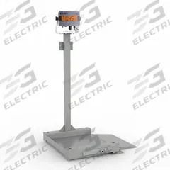 B-TEK Drum Scale: 2,500 lb Wt Capacity - Imperial, 0.5 lb Readability, Drum Scale, 24 in x 24 in (MPN BT-2424-2.5K-DS-I-2). Key specifications — Weighing Units: kg; Platform Material: Stainless Steel; Connection Ports: RS-237; Brand: B-TEK; Readability: 0.5 lb.