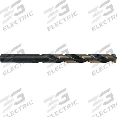 CLE-LINE Jobber Length Drill Bit: 5/16", 135° Split Point, Black & Gold HSS - General Purpose High-Speed Steel Jobber-Length Drill Bits
