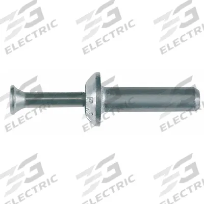 DEWALT Drive Anchor: 1/4 in Dia, 2 in Overall Lg, Mushroom, Zamac Alloy, Zinc Plated - Metal Removable Screw-Drive Anchors