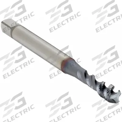 OSG Spiral Flute Tap: M3x0.5 Metric, D3 / 4H-6H, 3 Flute - Spiral-Flute Taps for Steel & Stainless Steel