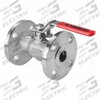 KECKLEY Manual Two-Way Ball Valve: 1/2 in, Carbon Steel, Straight, Class 150 Flange, One-Piece (MPN BVF1RF2RCSRGSL-050). Key specifications — Brand: KECKLEY; Handle: Locking Lever.