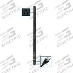 EATON TRIPP LITE PDU: Single-Phase, 120V AC, 16 Outlets, NEMA 5-15R, 0 RU, Front Facing, NEMA 5-15P (MPN PDUV15-48). Key specifications — Plug Type: NEMA 5-15P; Brand: EATON TRIPP LITE; Phase: Single-Phase; Maximum Input Voltage: 120V AC; Receptacle Type: NEMA 5-15R; Facing: Front.