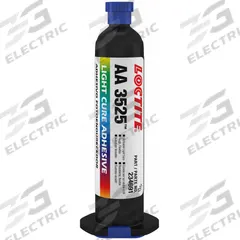 LOCTITE UV Cure Adhesive: AA 3525, UV Cured, 25 mL, Bottle, Clear, Thick Liquid (MPN 234691). Key specifications — Series: AA 3525; Cured Color: Clear.