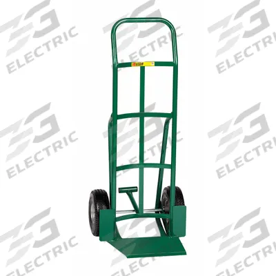 APPROVED VENDOR General Purpose Hand Truck: 600 lb, Flow-Back Handle, Green, Steel - Easy-Load & Tilt Hand Trucks