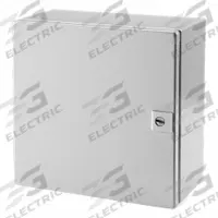 RITTAL Enclosure: Steel, 11 in x 11 in x 6 in, NEMA 1/12/3R/4, Solid Cover, Hinged (MPN WM121206NC). Key specifications — Closure Method: 1/4-Turn Latch; Brand: RITTAL; Knockouts: Not Included.