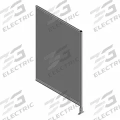 T-Slot Framing System Panel: Add-On, Gray, 84 in H x 12 in W x 5 1/2 in D, Solid (MPN 47811). Key specifications — Finish: Anodized; Brand: FAZTEK; Panel Color: Clear; Panel Type: Solid; Color: Gray; Material: Polycarbonate; Assembly: Unassembled; Manufacturer Part Number: 47811.