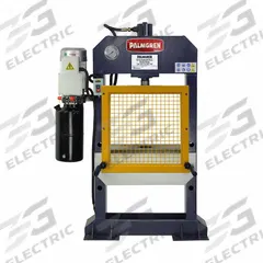 PALMGREN Hydraulic Press: Electric, H-Frame, 10 ton, 240V AC (MPN 9661612). Key specifications — attr1088191: 230 V; attr1088151: PALMGREN.