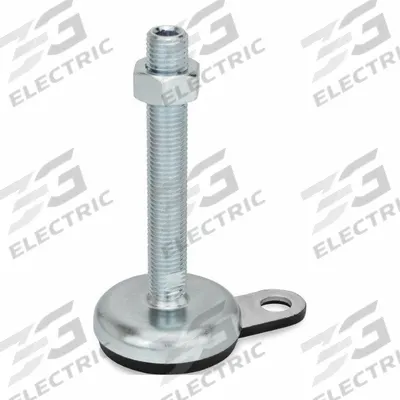 JW WINCO Male-End Leveling Mount: Swiveling Stud, 3/4"-10 Thread Size, 3.94 in - Non-Skid Male Leveling Mounts